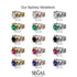 Leaves All Around White Gold Ruby Ring - Sydney 2ct No. 27